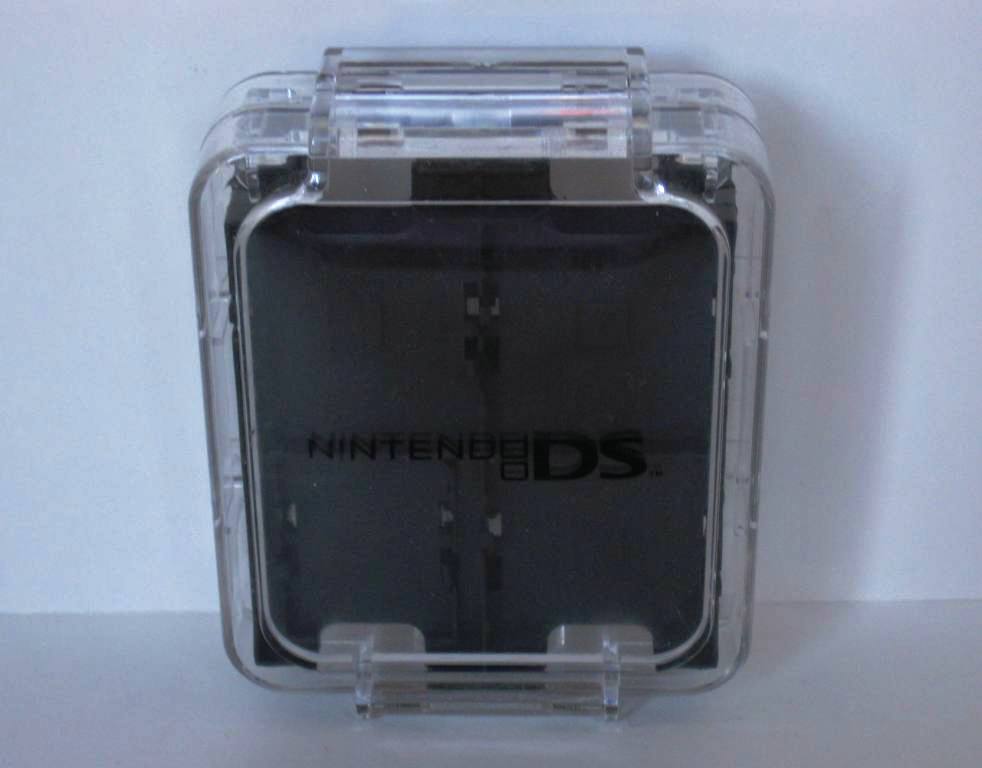Clear Plastic 12 Game/4 SD Storage Case - Nintendo DS Accessory